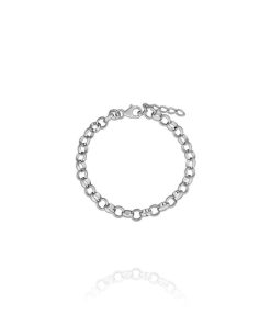 Pulsera Rolo 6mm Plata 9119141