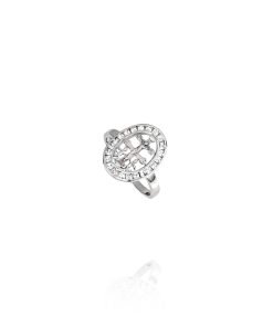 Anillo Cruz de Caravaca Orla Circonitas Plata 49533 - 13 TATUM / 6½ US / ø16,80mm / 53mm lineal
