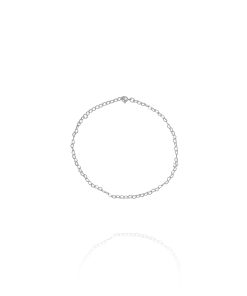 Tobillera Cadena Corazones Enlazados Plata 72050224