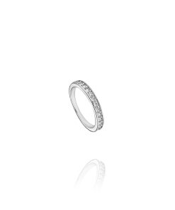 Anillo Media Alianza Circonitas Plata 9095154