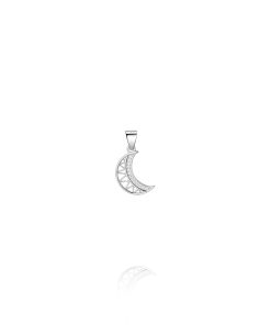 ‎Colgante Luna Calada Circonitas Plata 9118073