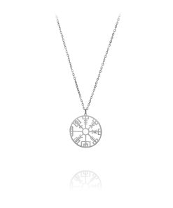 Collar Vegvísir Brújula Vikinga Acero N06564P
