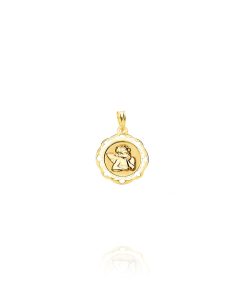 Medalla Ángel de la Guarda Calada Oro 18K 00881