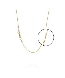Cadena Singapur 1mm Oro 9 Kilates 9GAR29