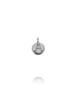 Medalla Virgen del Rocío Huelva M Plata 12190